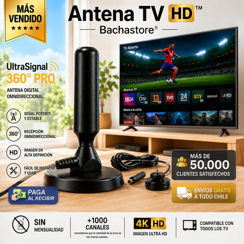 ANTENA TV DIGITAL HD™ - #1 productos electrodomesticos - Ahorra la mensualidad en canales y aprovecha al maximo esta antena con canales full hd