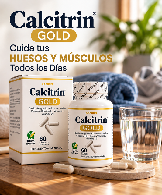 Calcitrin Gold 60 Caps – Cuida tus Huesos y Músculos Todos los Días - #1 en salud y bienestar en chile