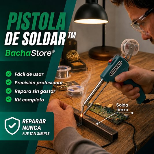 PISTOLA DE SOLDAR™ - Precisión y Calentamiento Rápido 🎁 El regalo perfecto para papá y los proyectos del hogar