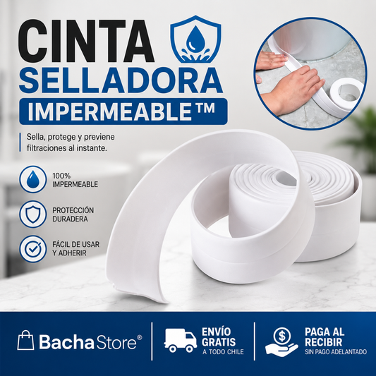 Cinta Selladora Impermeable™ - Aprovecha 6m de cinta sellando tu cocina baño y lugares donde filtra el agua