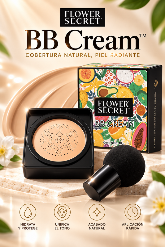 BB Cream™ Flower Secret - Base + Hidratante + Protector Solar - #1 productos de belleza y maquillaje en chile