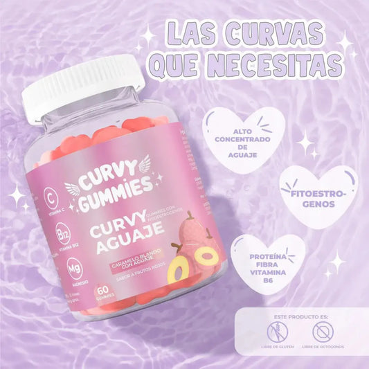 Curvy Gummies Originales - Aguaje Gomitas Fasco 60